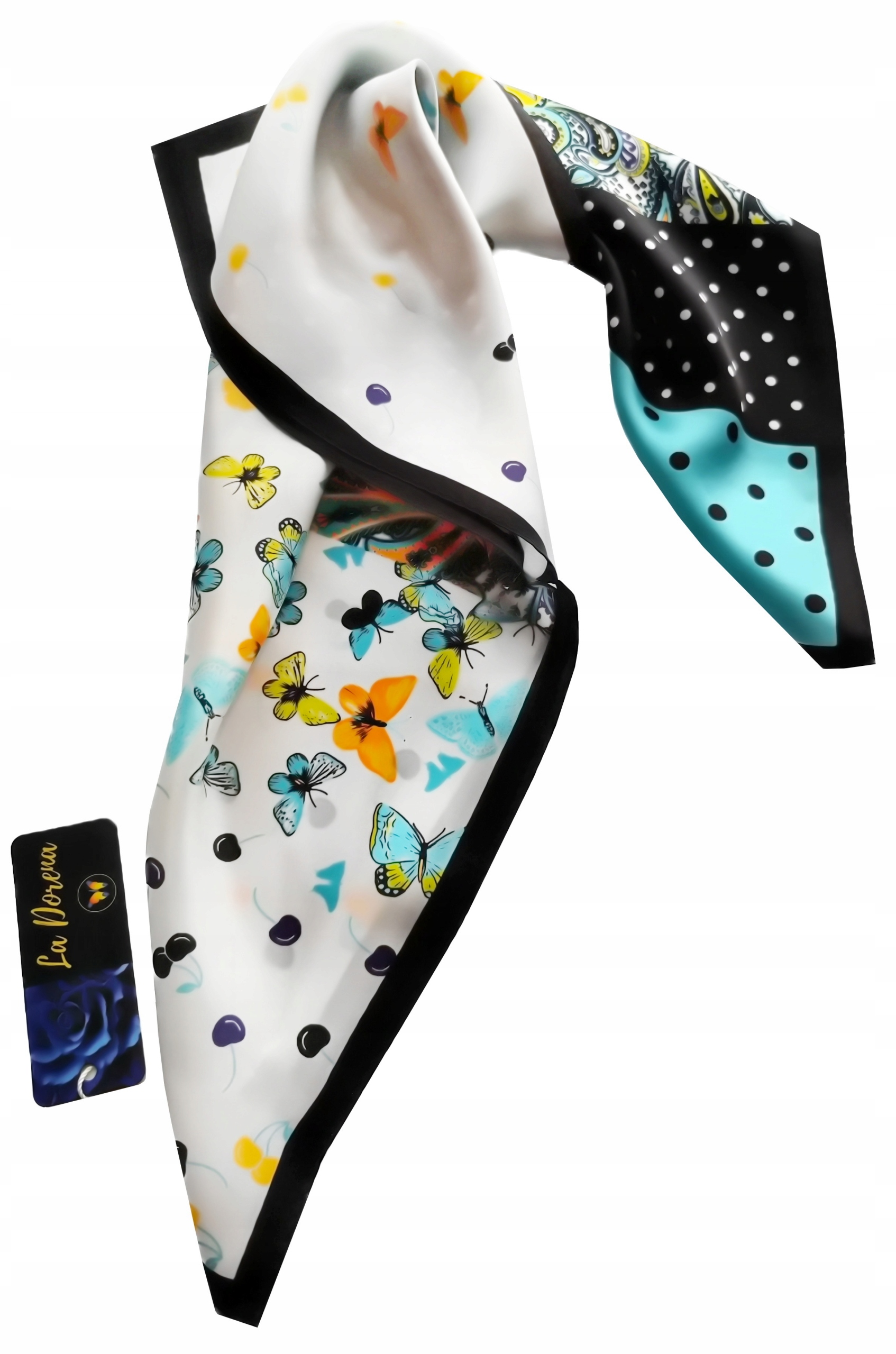 100% JEDWAB MARKOWA APASZKA CHUSTA JAKOŚĆ PREMIUM+ Płeć kobieta