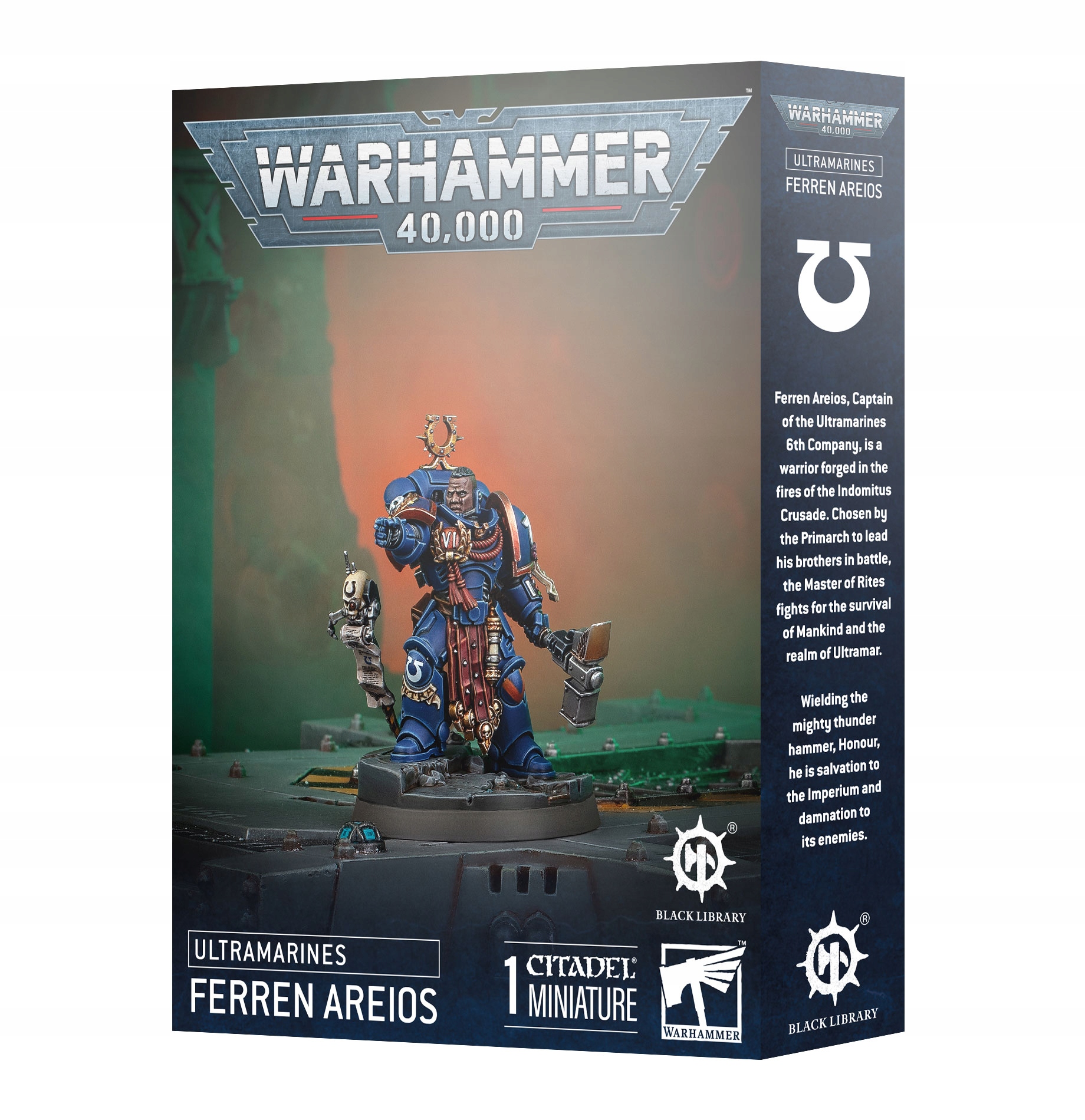 Warhammer 40K Space Marines Ultramarines Ferren Areios