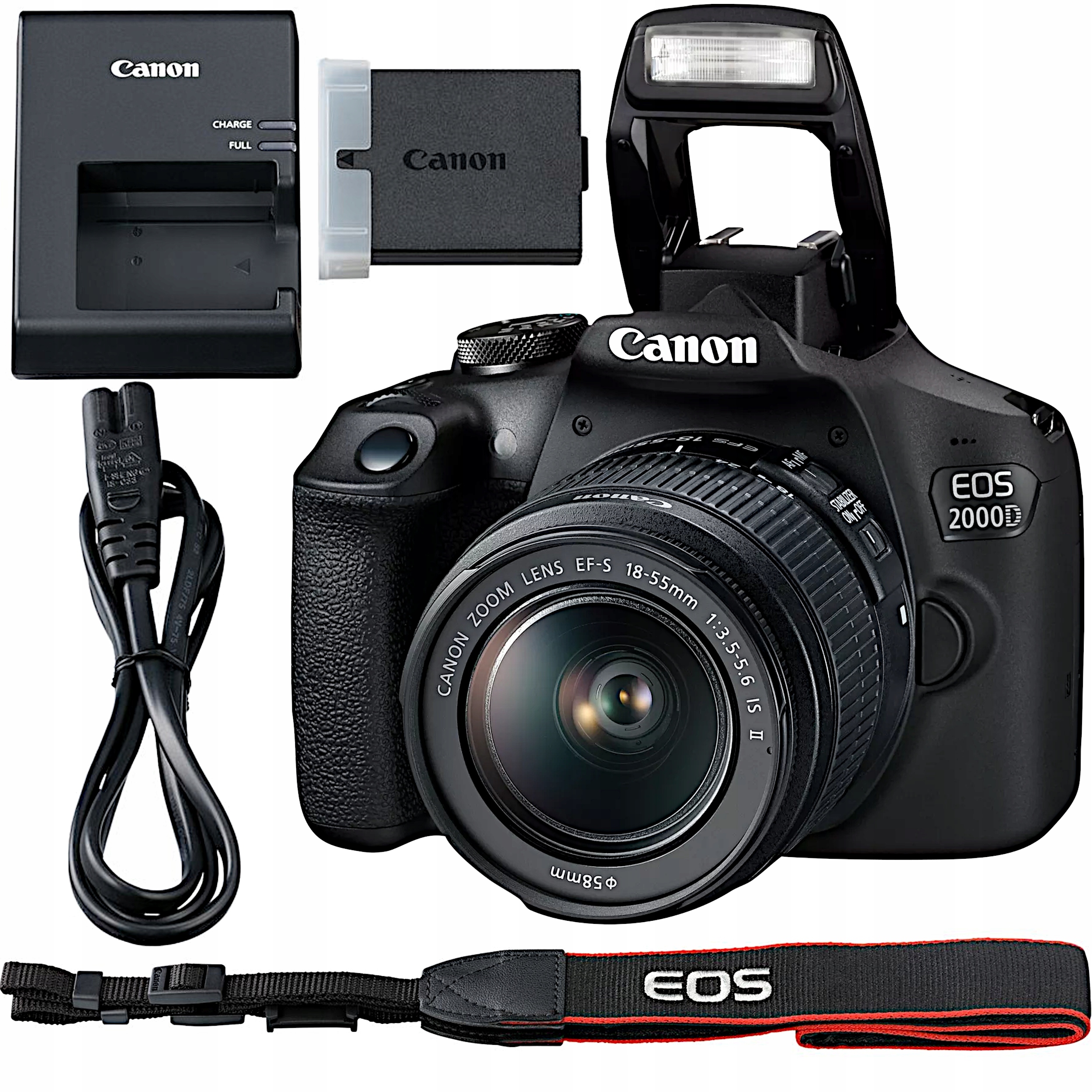 Canon Eos 2000D 18-55 Is II Obiektyw Ze Stabilizacją Obrazu