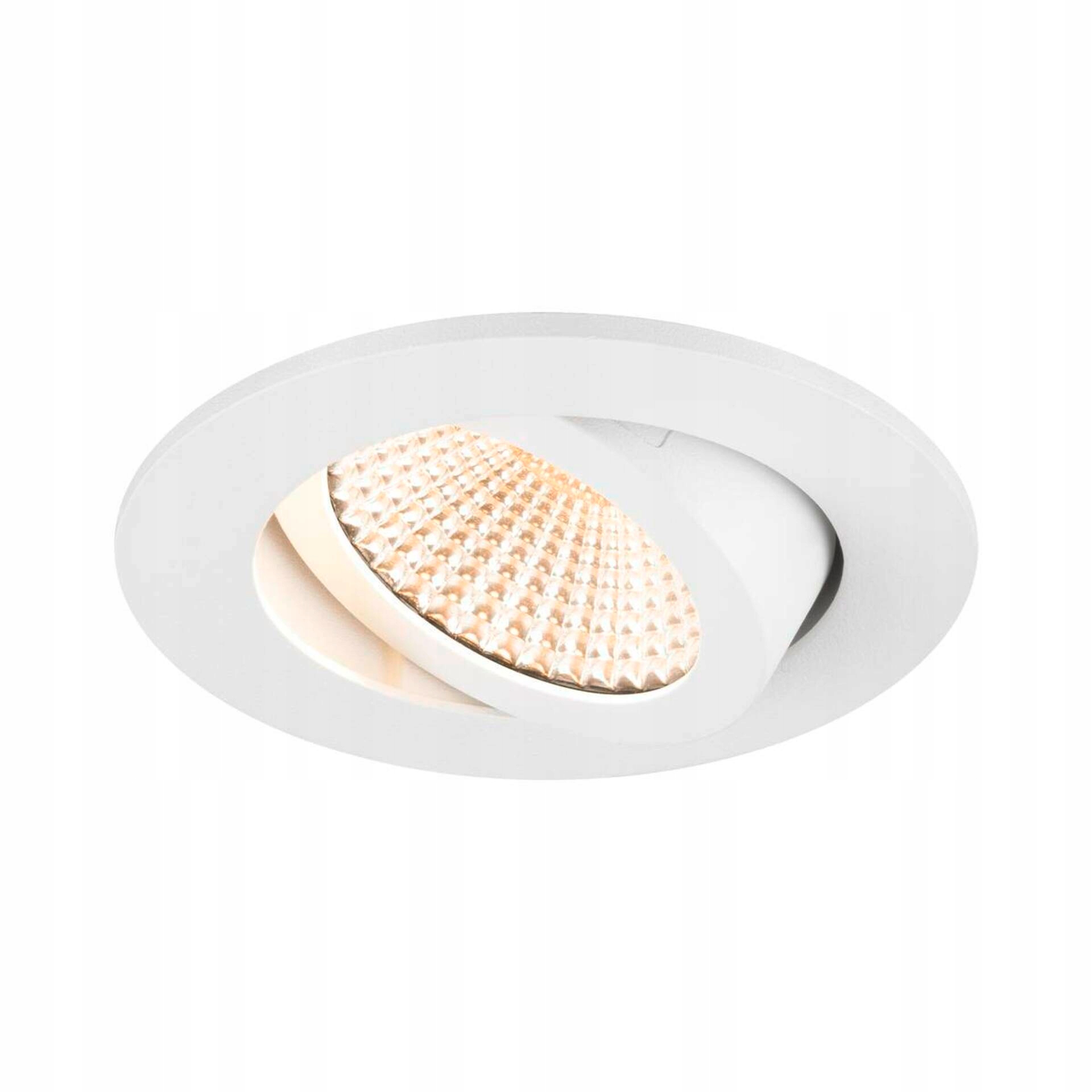 Vstavané bodové svietidlo Slv New Tria 68 biele 8,3W 2700K 60°