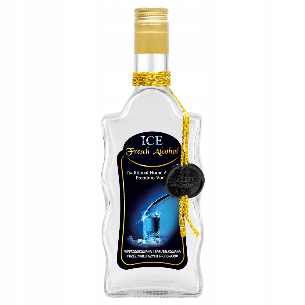 

Butelka zdobiona fala 500ml Ice Wódka Lodowa