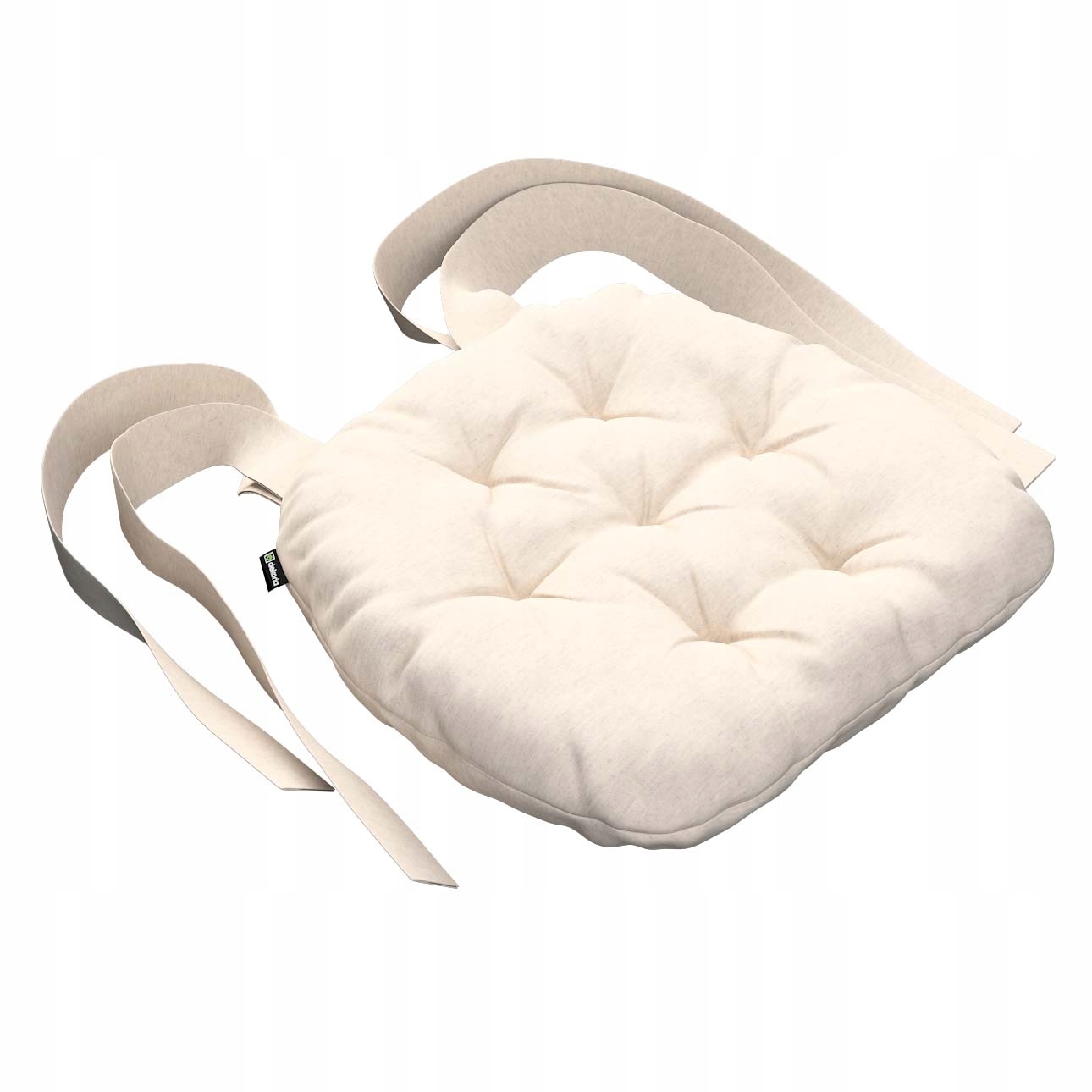 Polštář na židli Marcin 37x40 přírodní, plátnová vazba