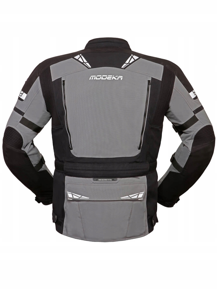 Kurtka motocyklowa tekstylna Modeka Panamericana II szaro-czarna XXL Rozmiar XXL