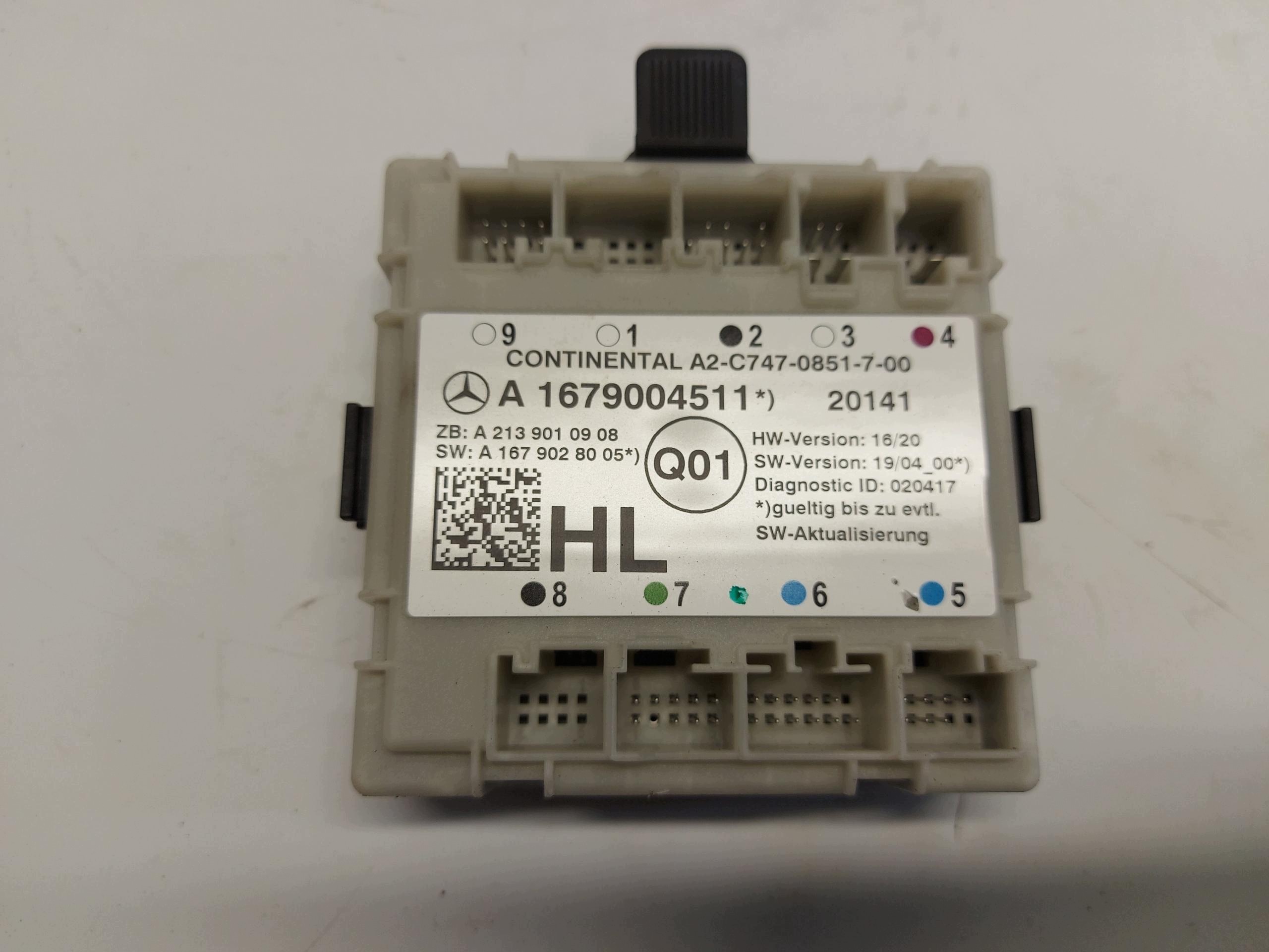 MERCEDES W213 E300de Kombi module control unit door A1679004511
