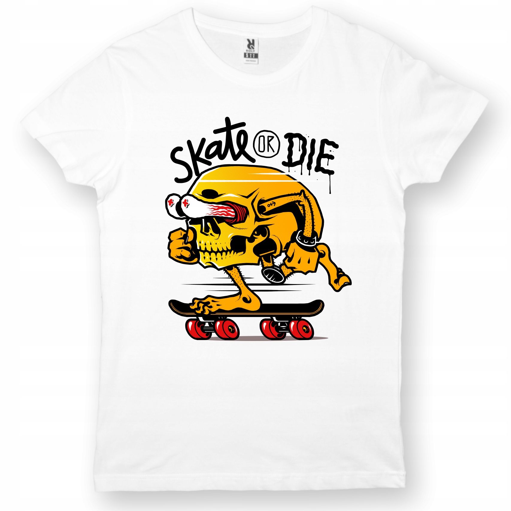 

Koszulka Skate Or Die Chill Czaszka Deskorolka S