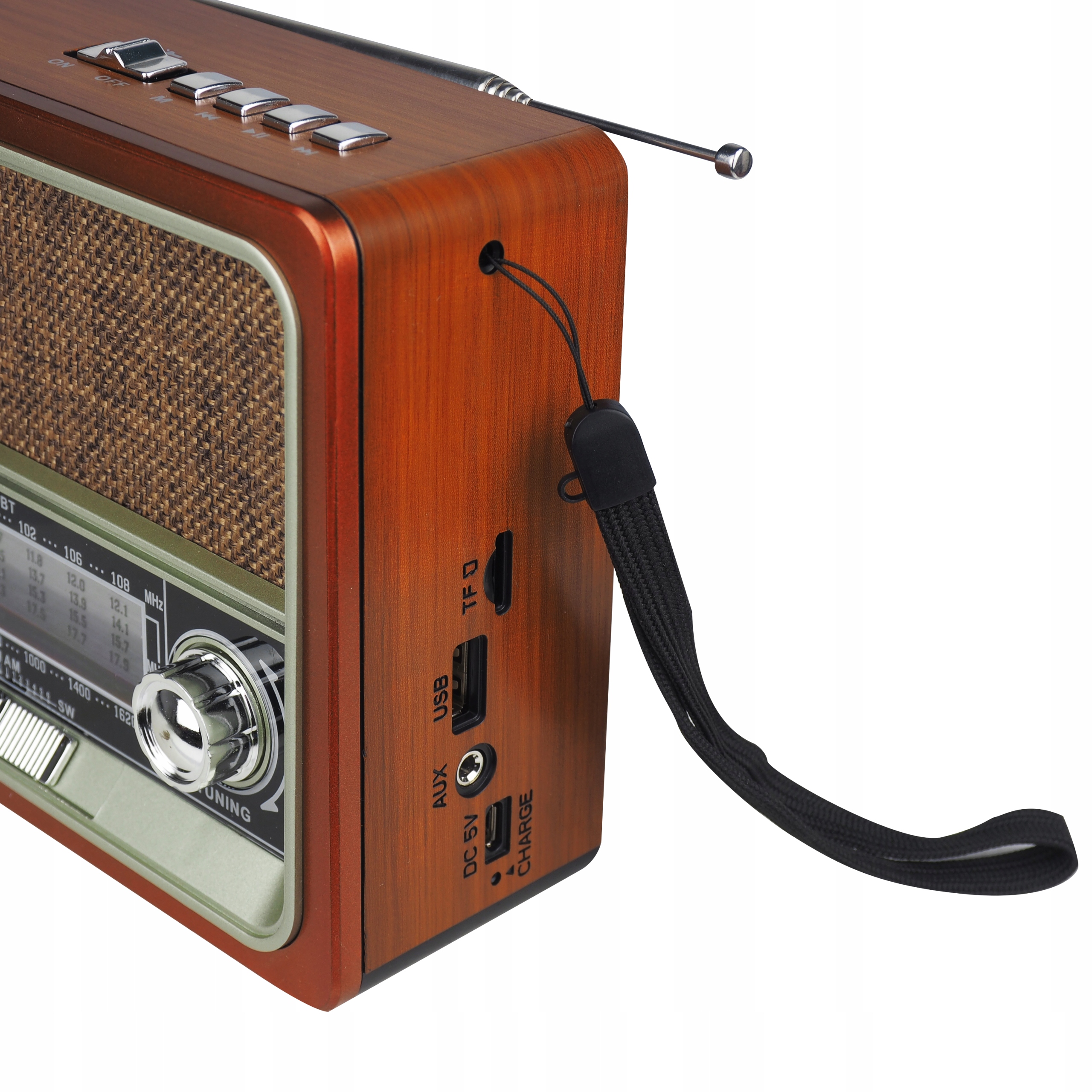 RADIO KUCHENNE AKUMULATOR PRZNOŚNE BLUETOOTH USB FM STYLOWE RETRO VINTAGE Model LXLTC103UBT