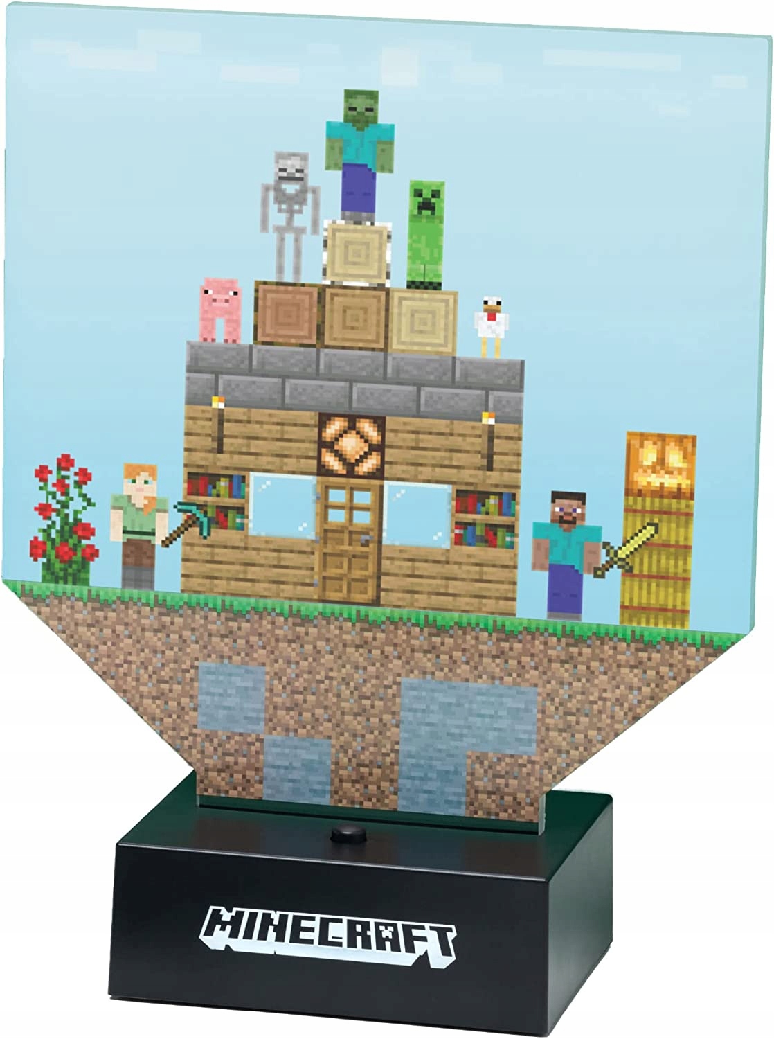 

Lampa lampka Minecraft na biurko nocna licencja
