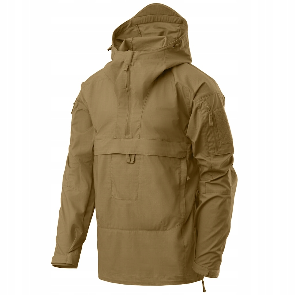 Pánská větrovka přechodová kapuce Helikon Anorak Tracer Coyote Xs