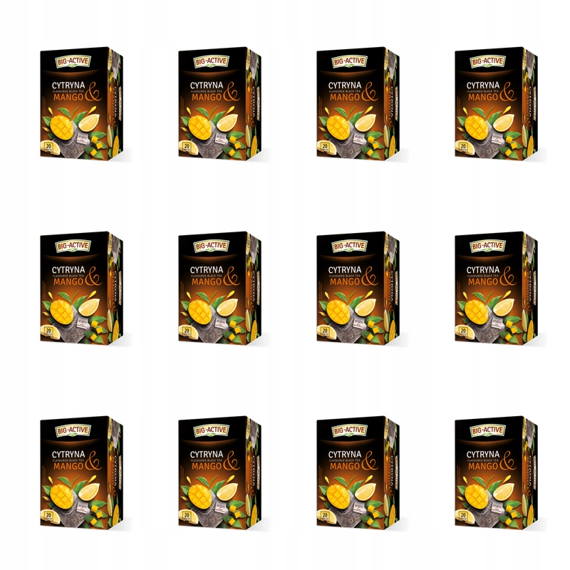 Big-Active Čaj černý mango-citron 20x2g X12