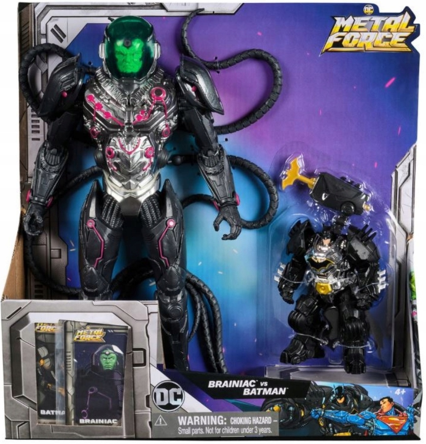 DC Metal Force Sada figurek Brainiac Vs Batman 6072737