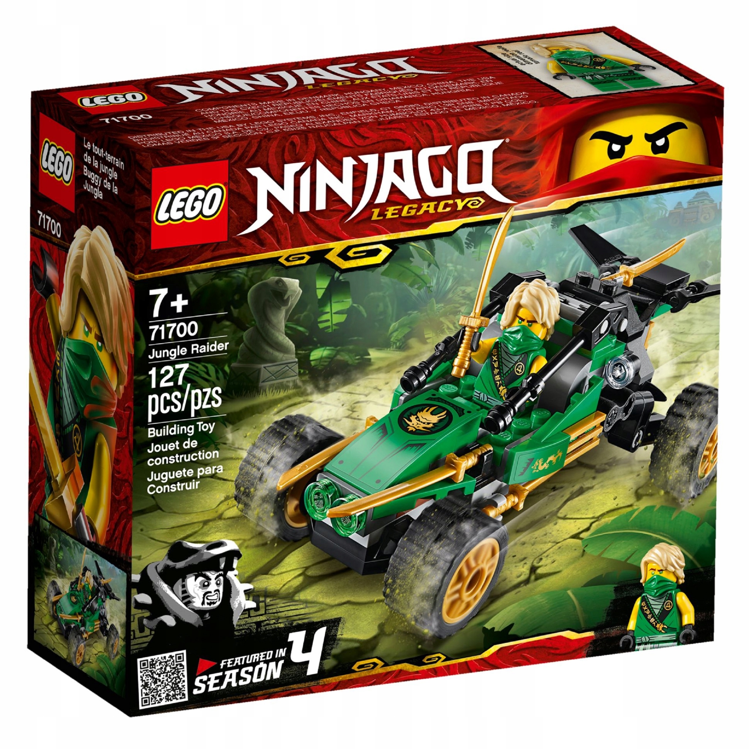 LEGO NINJAGO DŻUNGLOWY ŚCIGACZ RUCHOME ZAWIESZENIE Marka LEGO