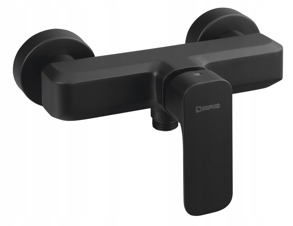 Nástenná sprchová batéria Spy, čierna matná (PY11/15) /sm/