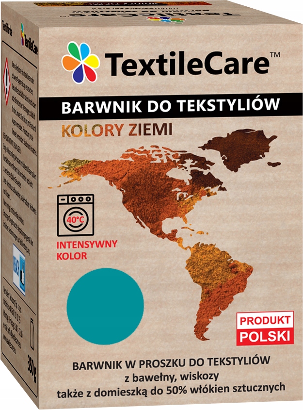 

TextileCare Barwnik Farba do ubrań Morski 350g