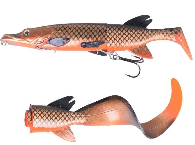 guma Na szczupak Savage Gear 3D Hybrid Pike 25cm 130g 1+2 Ss 06 Red copper