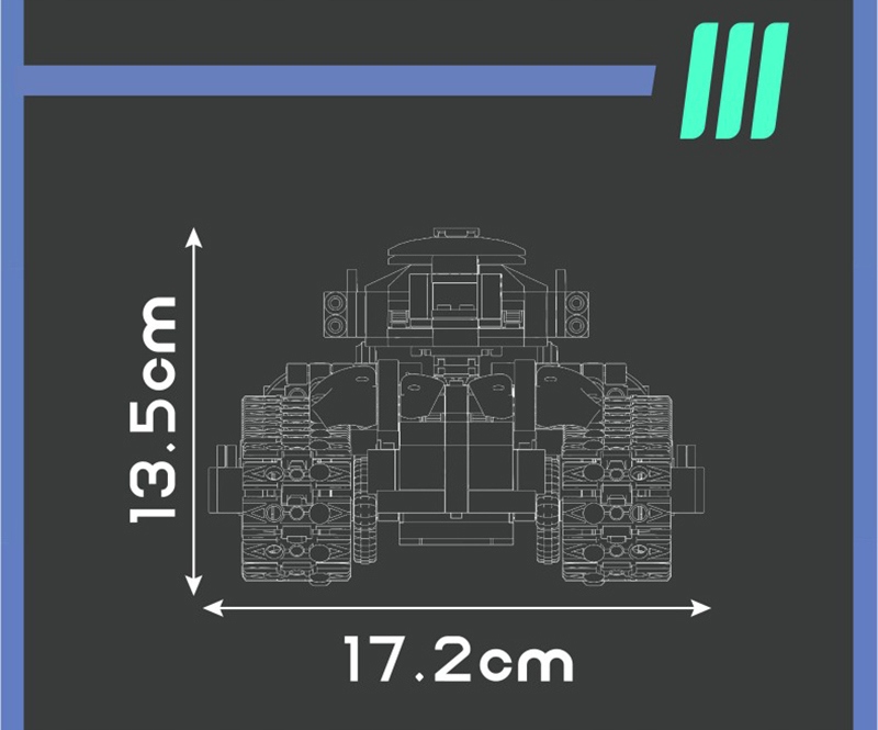 KLOCKI ROBOT EDUKACYJNY 5W1 ROBOTYKA ZESTAW KLOCKÓW TECHNIC CREATOR APP Materiał plastik
