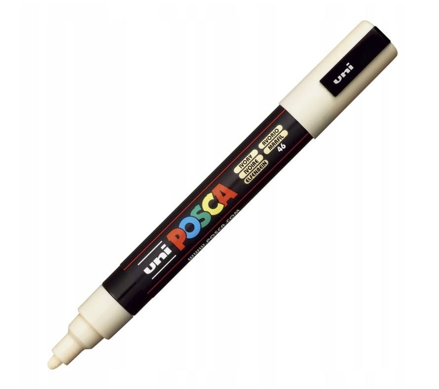 

Marker z farbą Uni Posca PC-5M kość słoniowa