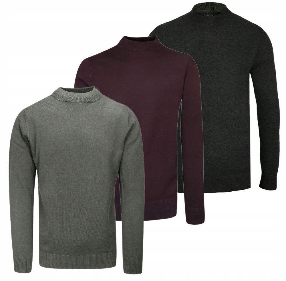 Sada 3 pologolfů Brave Soul Grafit, Bordo, Popiel M