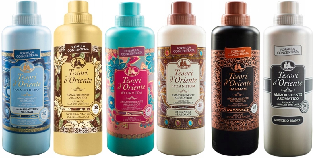 Levně Tesori d'Oriente Sada 6 italských avivážních přípravků 760 ml Tvabhm