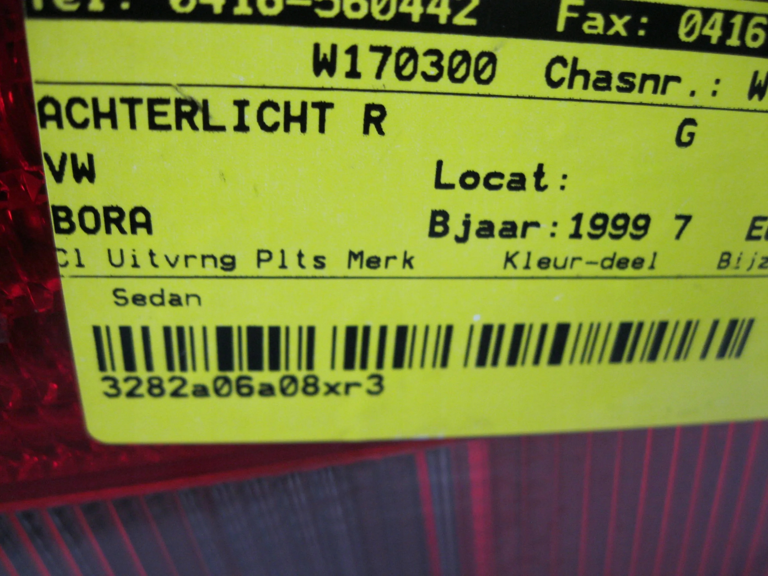 light rear part right 1J5 Volkswagen Bora 97