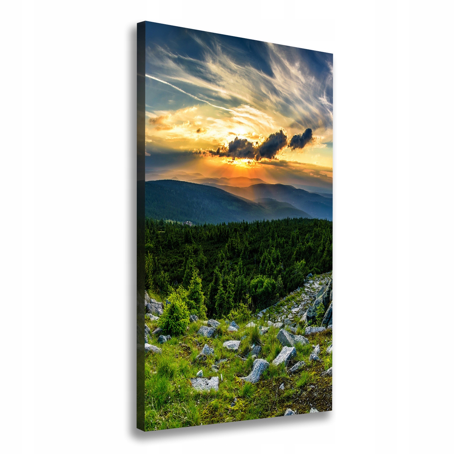 

Foto obraz canvas do salonu Panorama gór 60x120