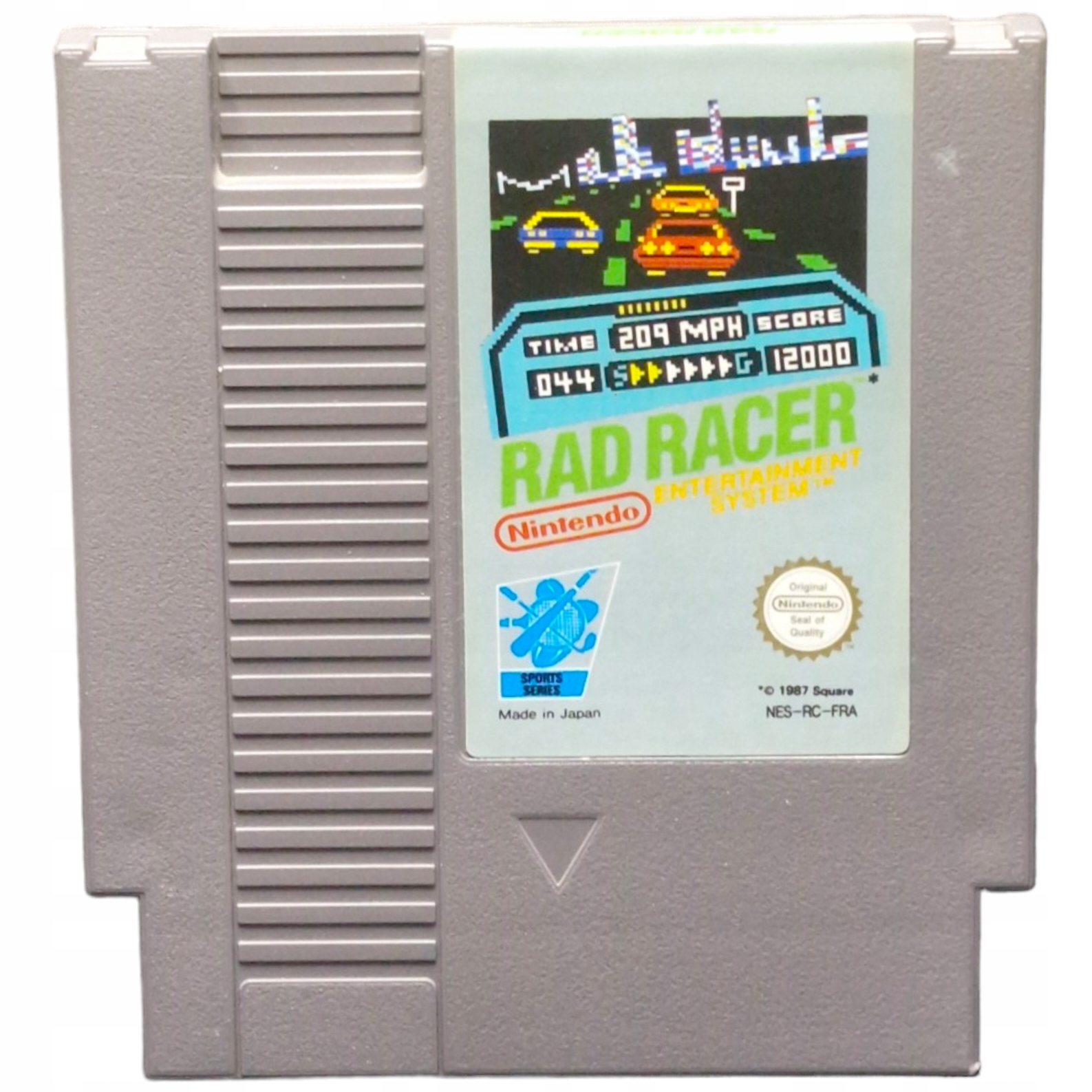 Gra Rad Racer Nintendo NES retro wyścigi