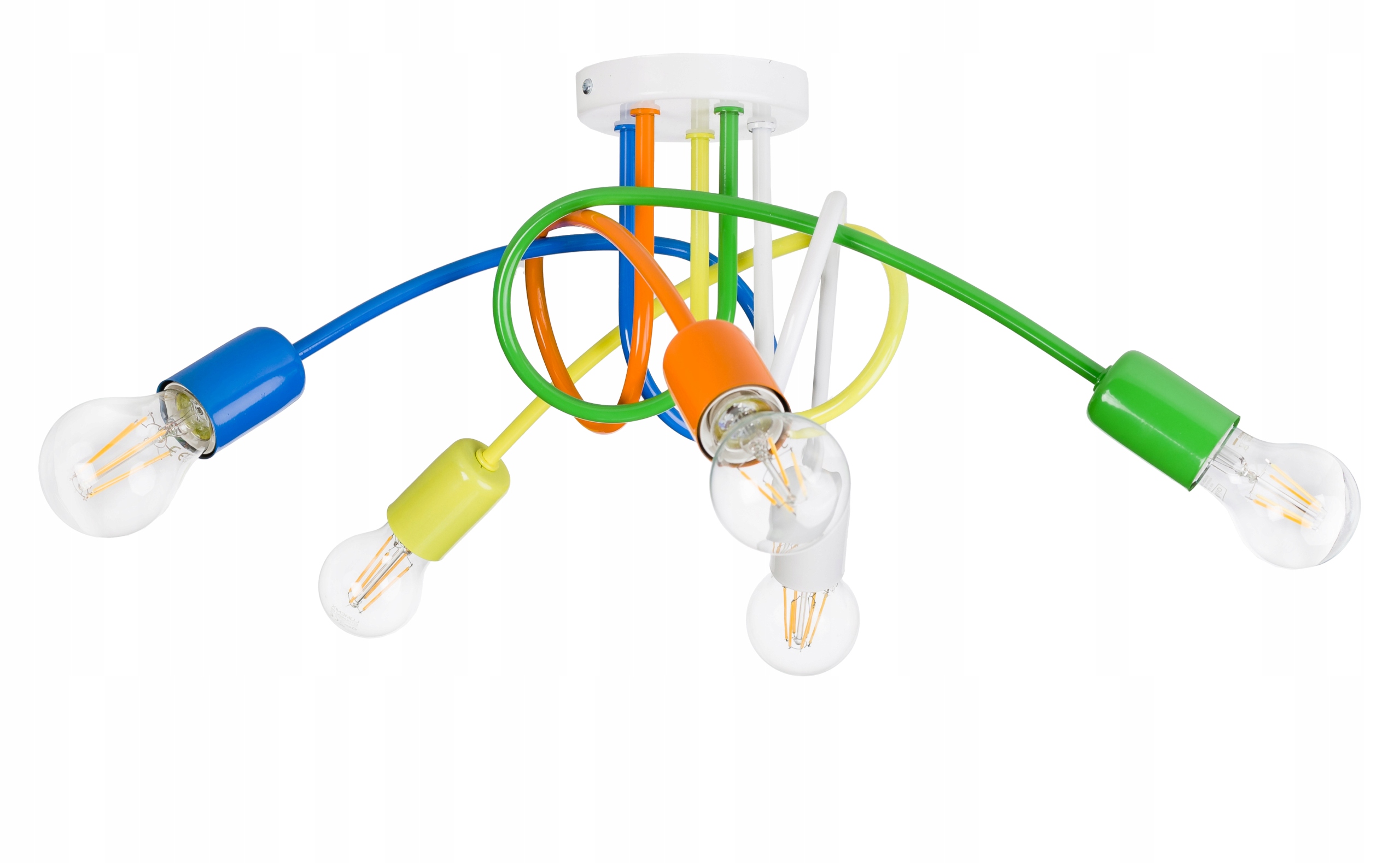 LAMPA SUFITOWA wisząca ŻYRANDOL Edison LOFT5 Multi Długość/wysokość 31 cm