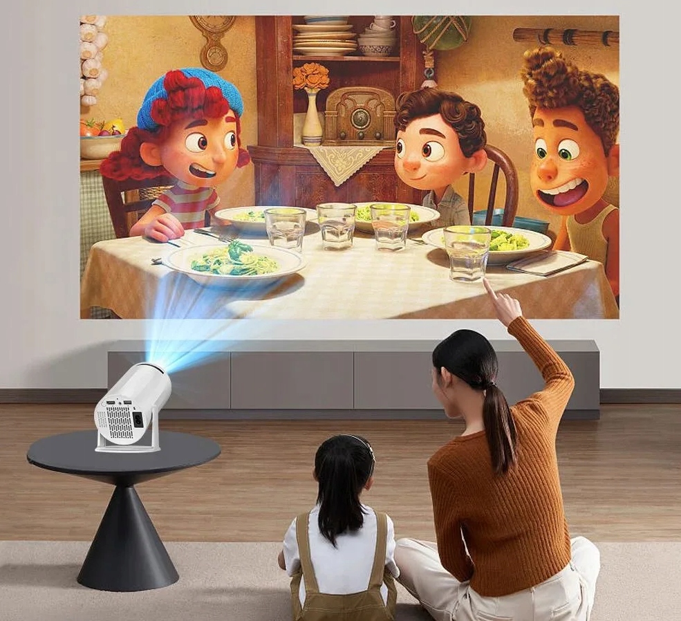 Rzutnik LED Projector HY300 PRO jak HY320 SZYBKA WYSYŁKA ANDROID gratis Stan opakowania oryginalne