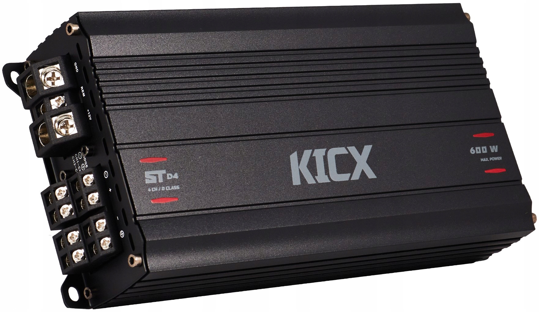 Automobilový zosilňovač Car Audio 4-kanálový 4x100/150W 2x300W Kicx St D4
