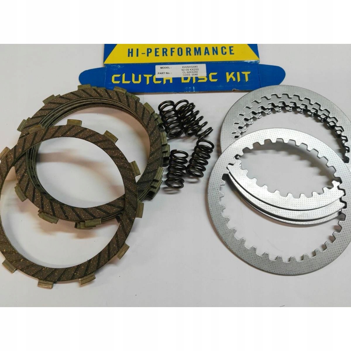 Aoki sada spojky Kawasaki Kx 250 92-... (kotúče, preložky, pružiny)