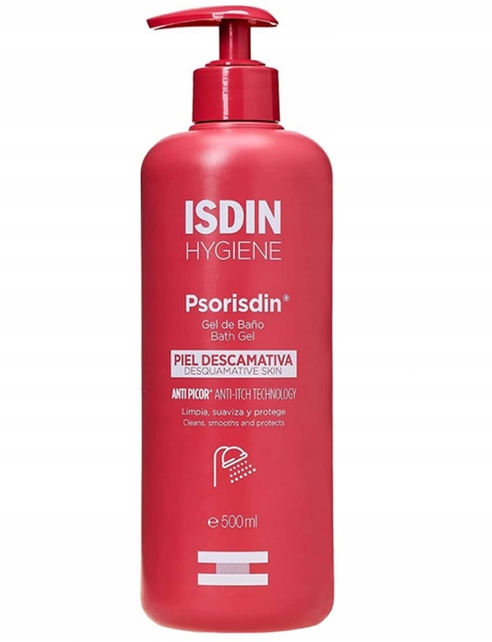 Żel pod prysznic Isdin Hygiene Psorisdin do skóry łuszczycowej 500 ml