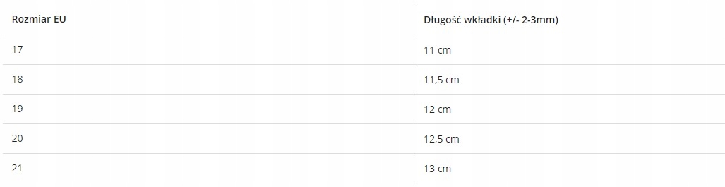 TRAMPKI NIEMOWLĘCE dziecięce BIG STAR KK374051 18 Długość wkładki wew. 11.5 cm