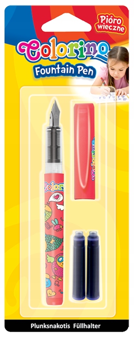 

Pióro wieczne na naboje Motylki Colorino