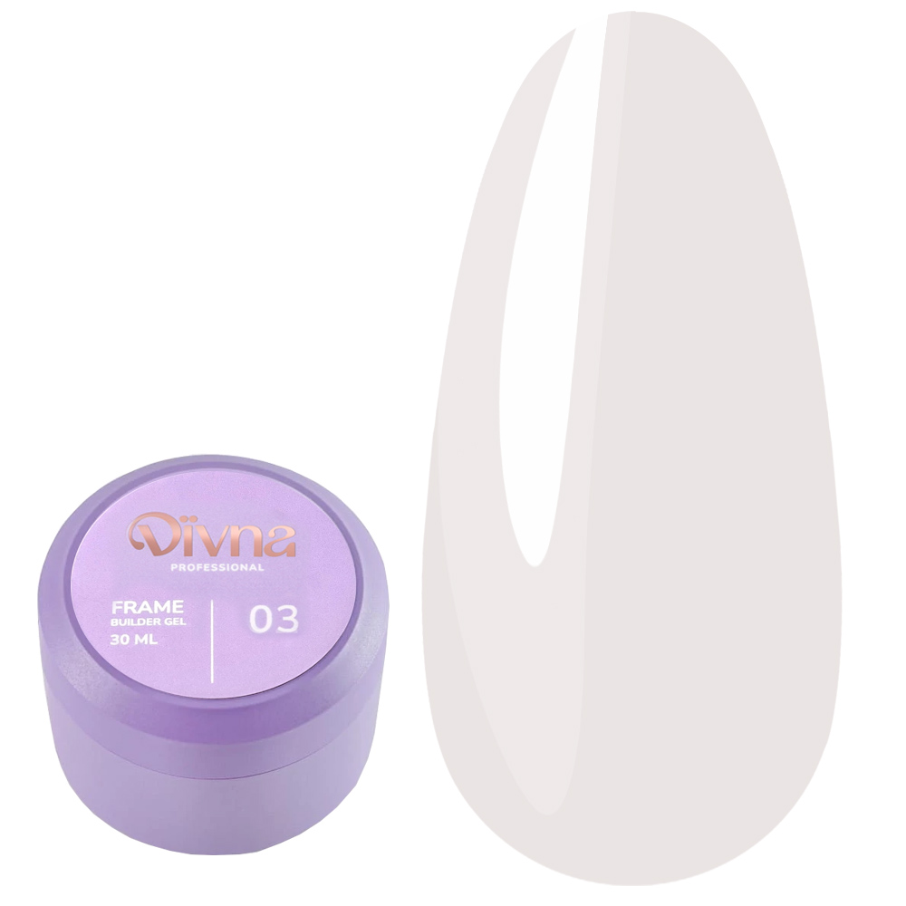 Stavební gel Divna Frame Builder Gel 03 slonová kost 30 g