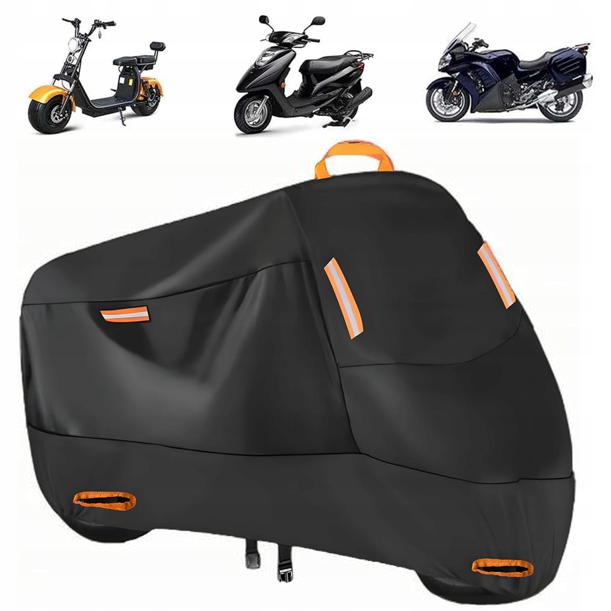 Pokrowiec na Skuter Motocykl Motor Wodoodporny na Deszcz Oxford 210D 2026