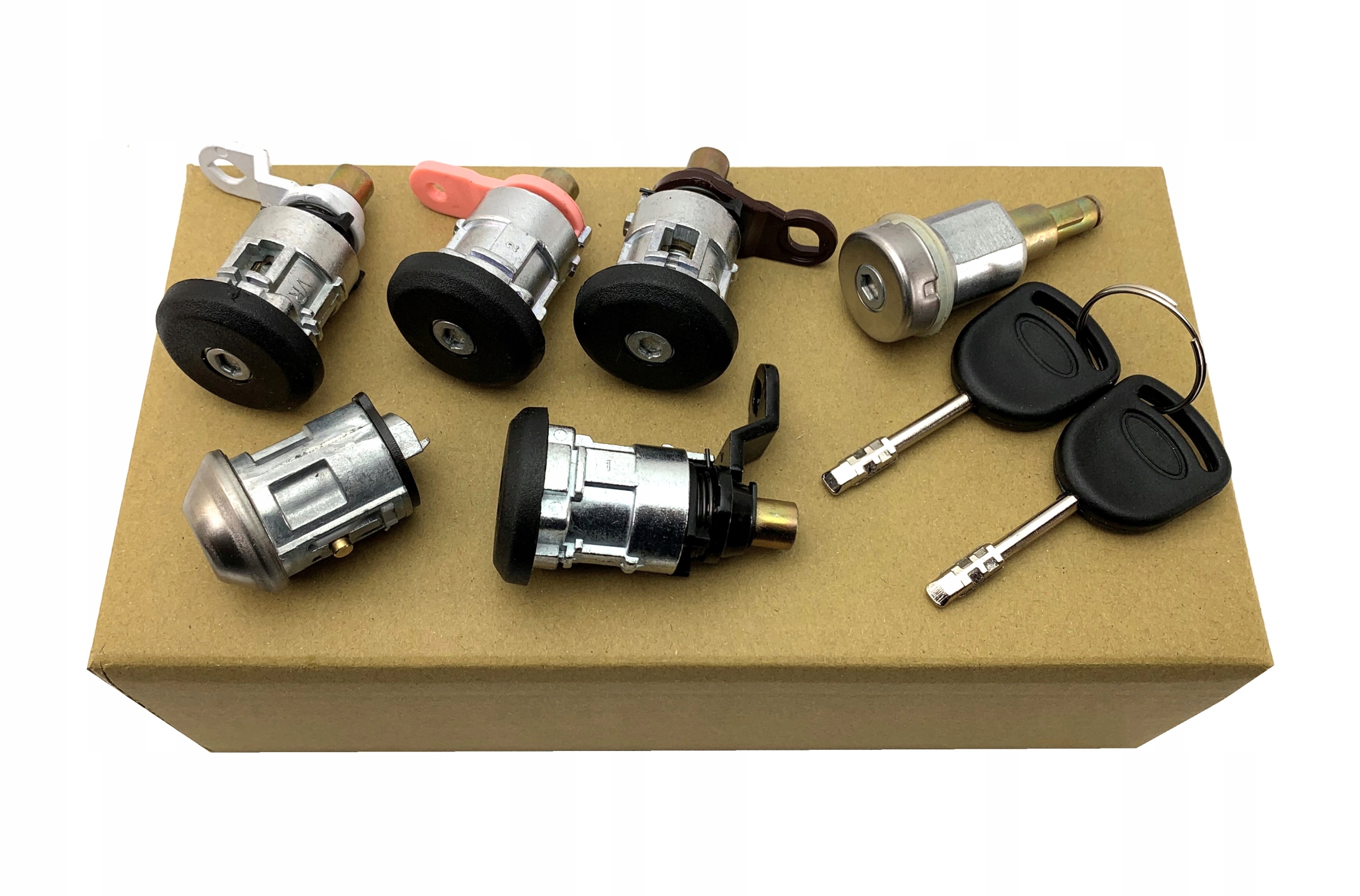 ZAMKI KOMPLET FORD TRANSIT 1995 - 2000 WKŁADKI