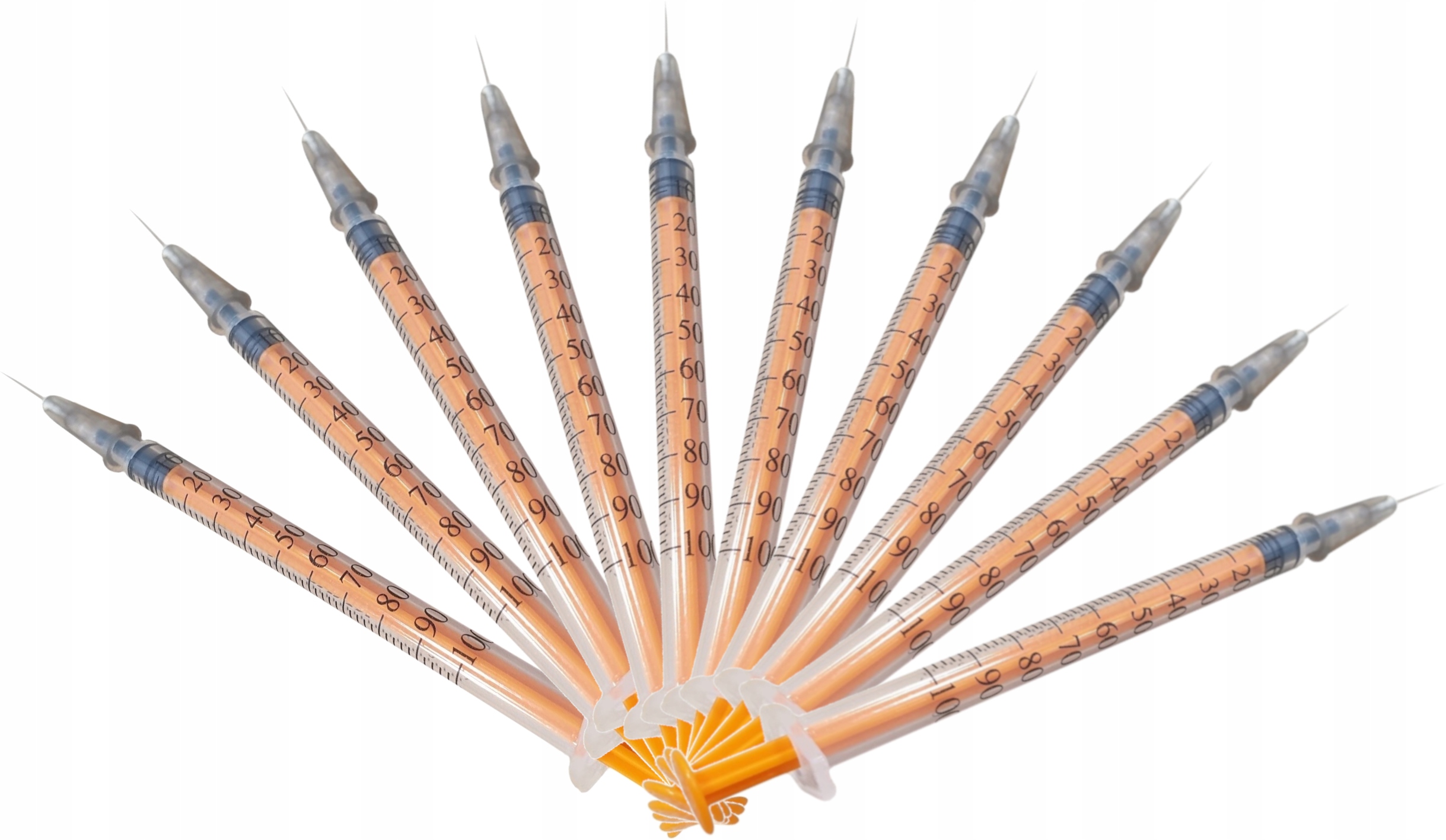 

Strzykawki Insulinowe U100 1ml 0,40X13mm 10 Szt.