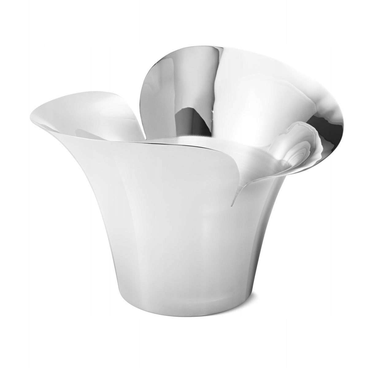 Georg Jensen Bloom Botanica Oceľový kvetináč na kvety 22 cm