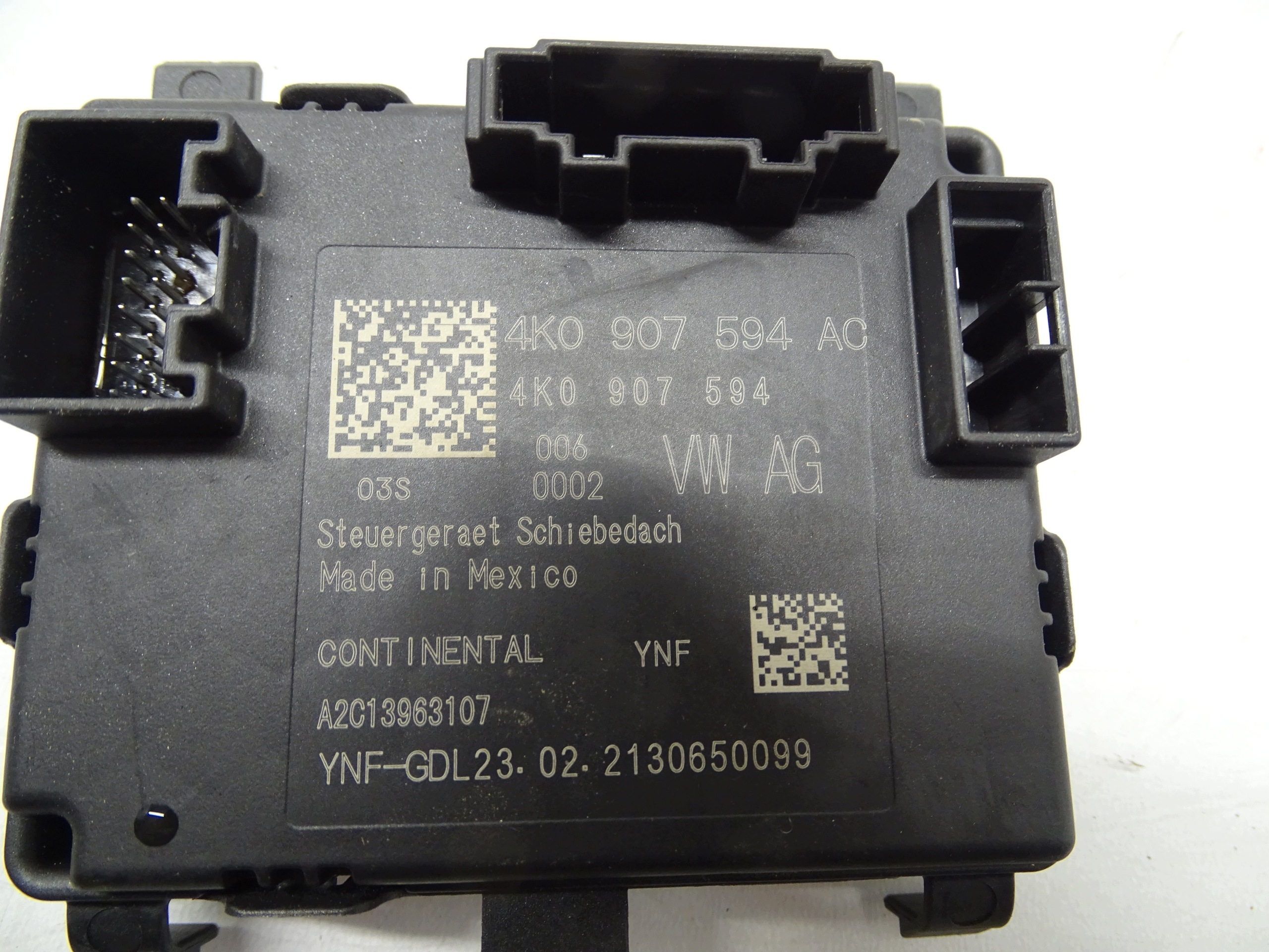 Bedienteil modul Schiebedach VW AUDI SKODA 4K0907594AC