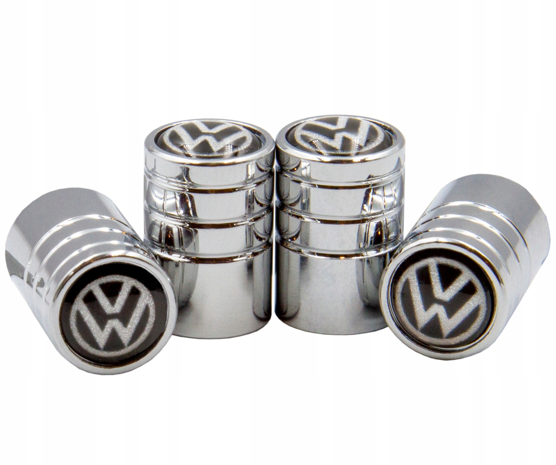 NAKRĘTKI NA WENTYLE KAPTURKI VW CHROM