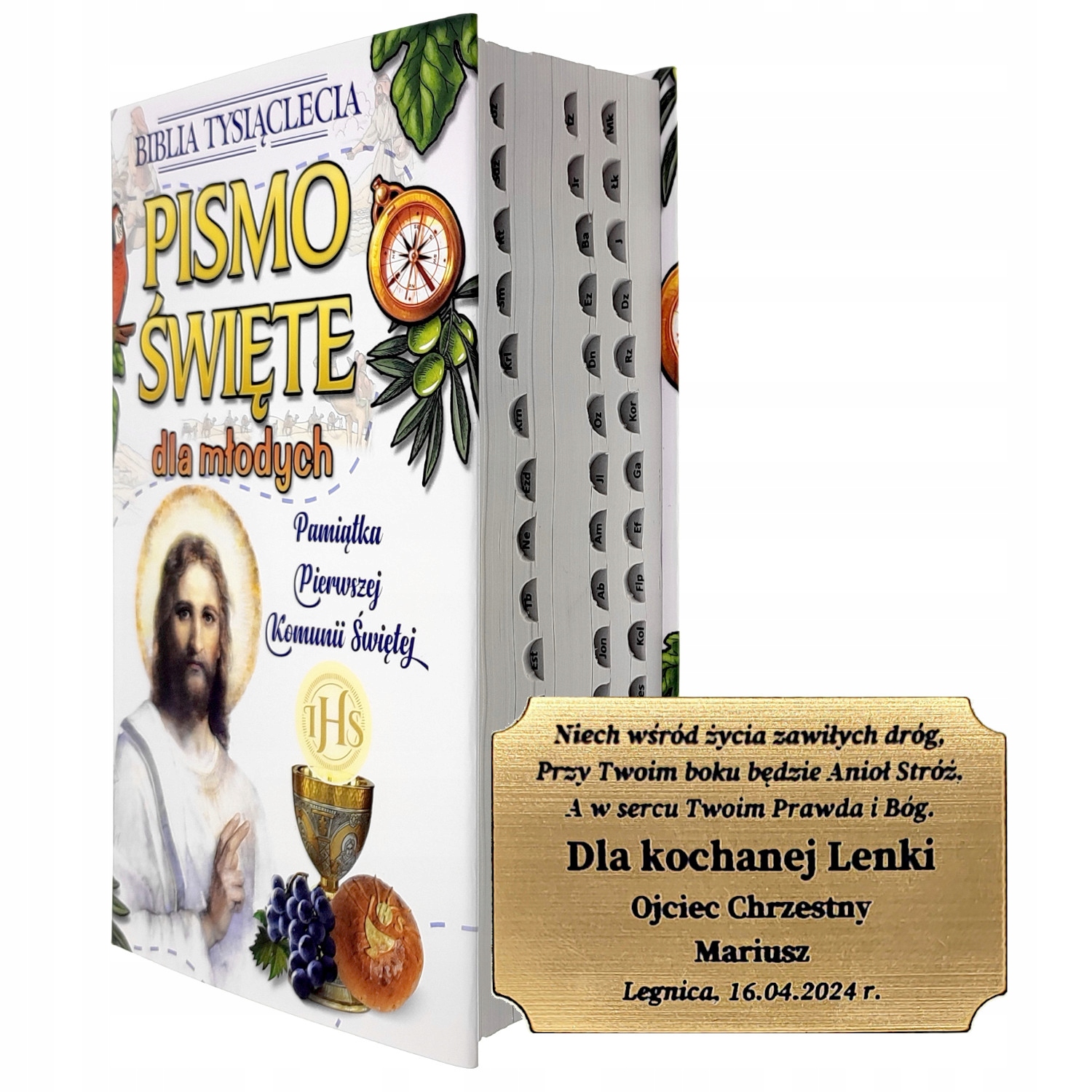 

Biblia Dla Młodych Papuga Pag. Komunia Grawer