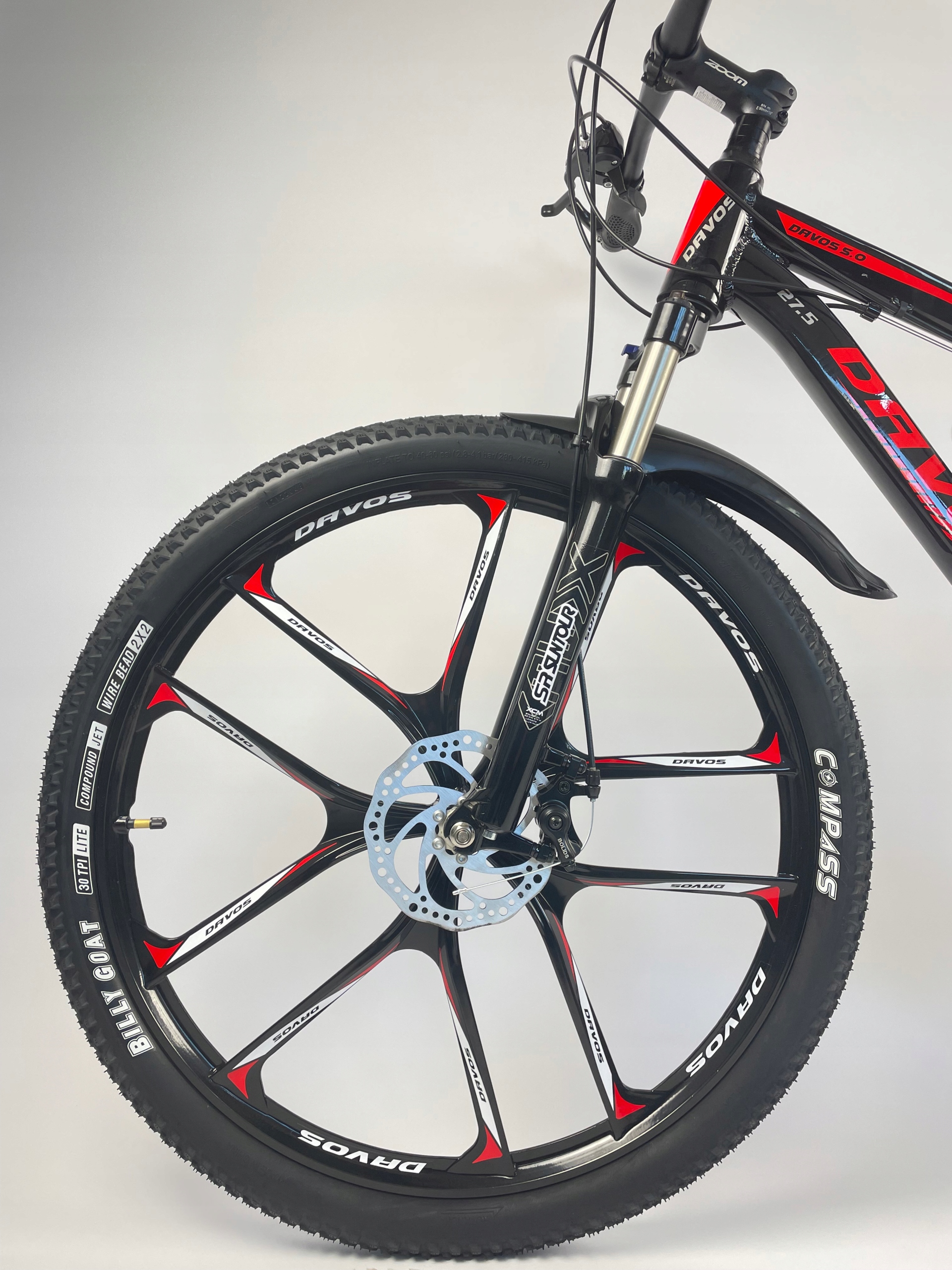 Rower MTB DAVOS 5.0 2xAMOR TARCZE 27,5 ALUFELGI Marka Davos