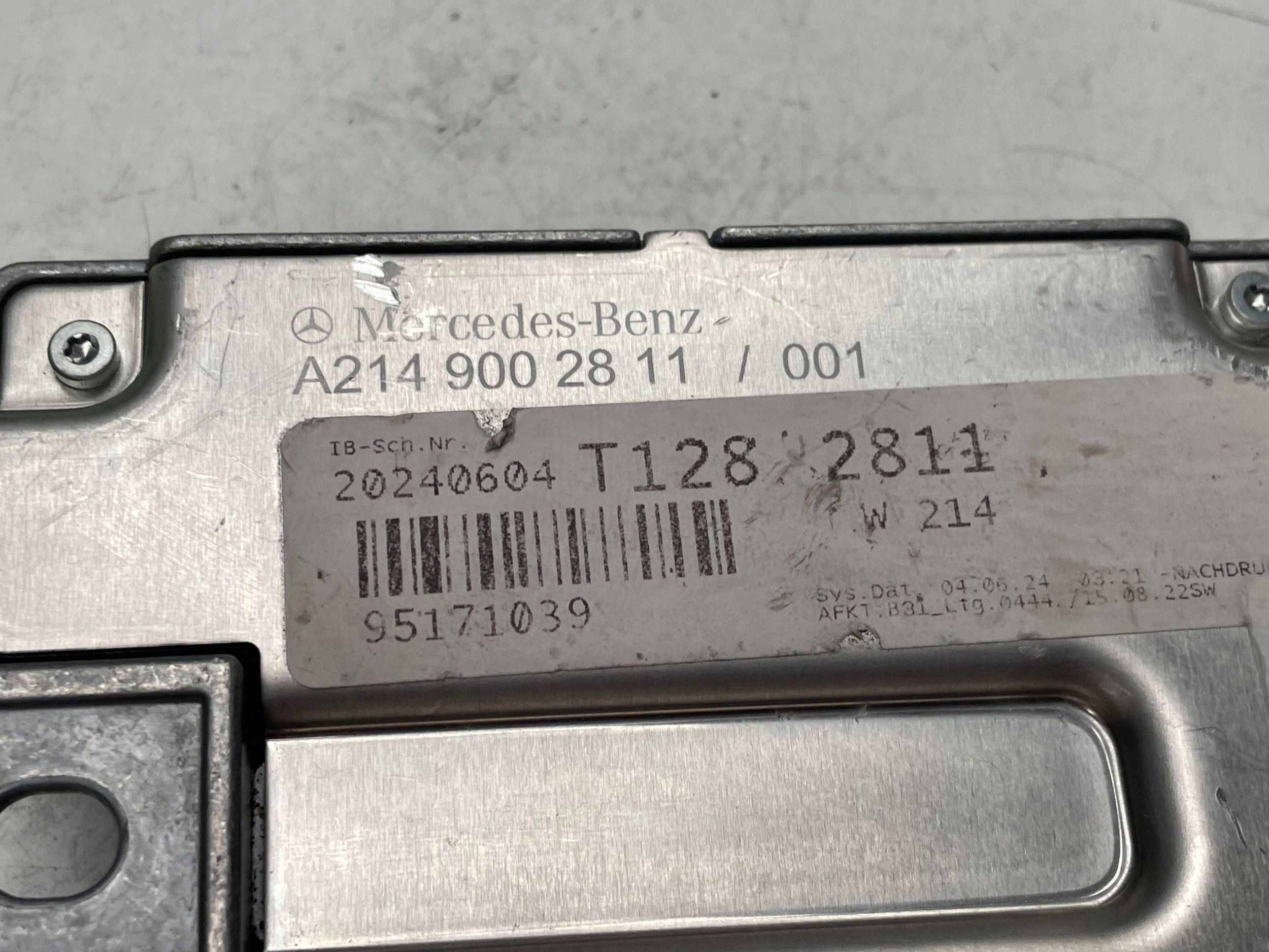 Mercedes-Benz E W214 module control unit A2149002811 !J
