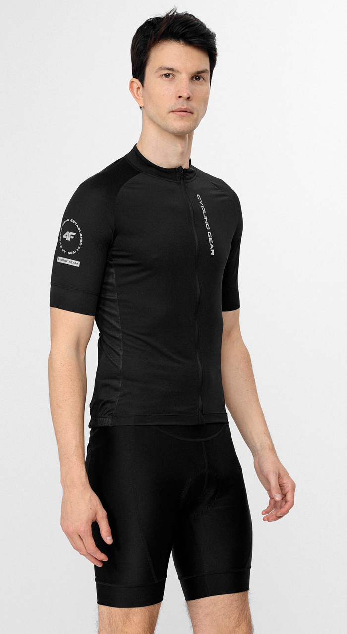 4F MĘSKA KOSZULKA ROWEROWA TERMOAKTYWNA / rozm L Materiał dominujący poliester