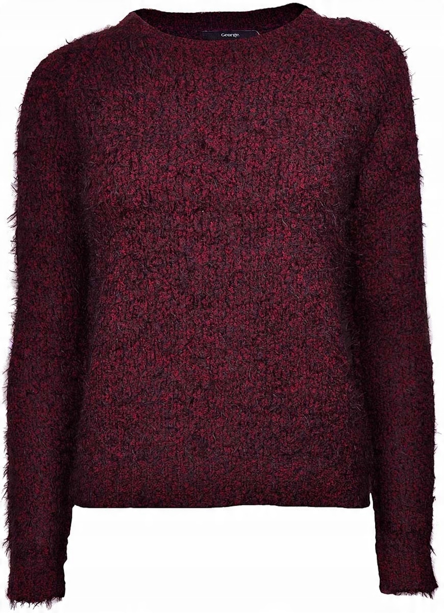 

George Burgundowy Sweterek Kobiecy Sweter 48