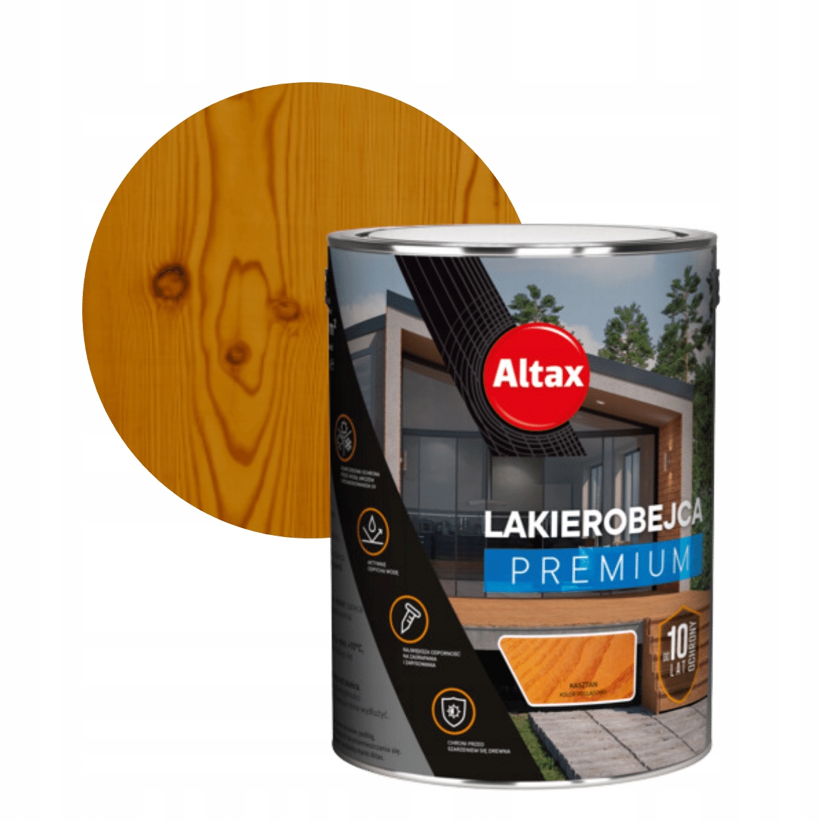 Altax Lakierobejca Premium 5L Kasztan