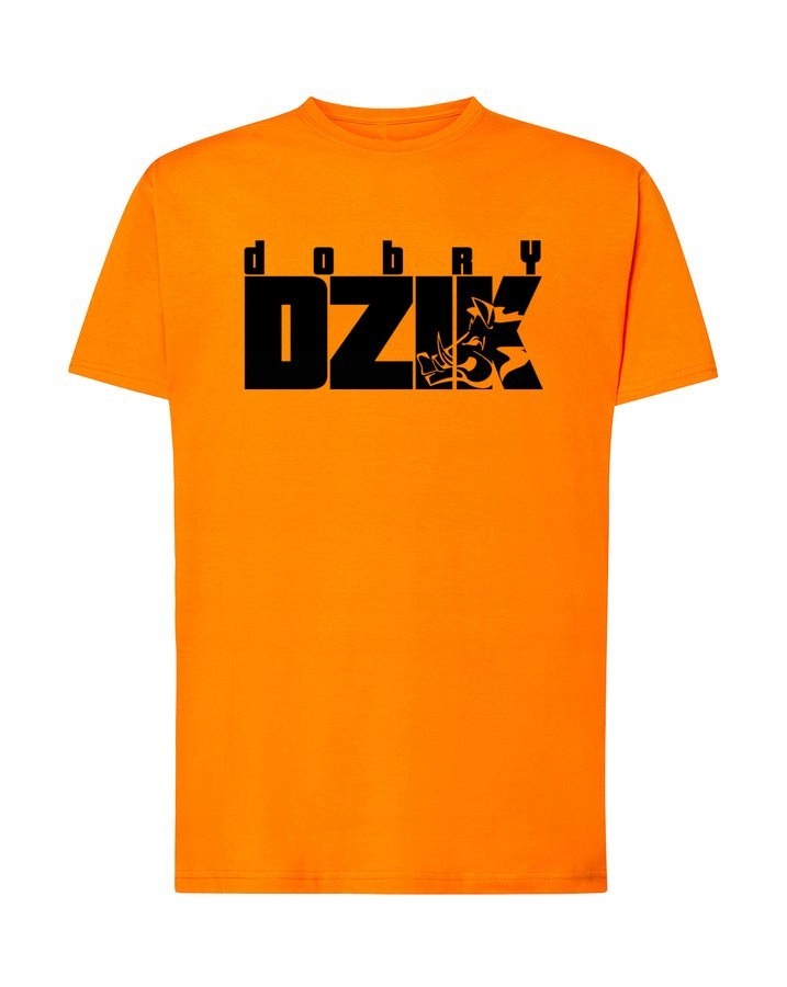 

Koszulka męska Dobry Dzik, siłownia, pomarańcz 2XL
