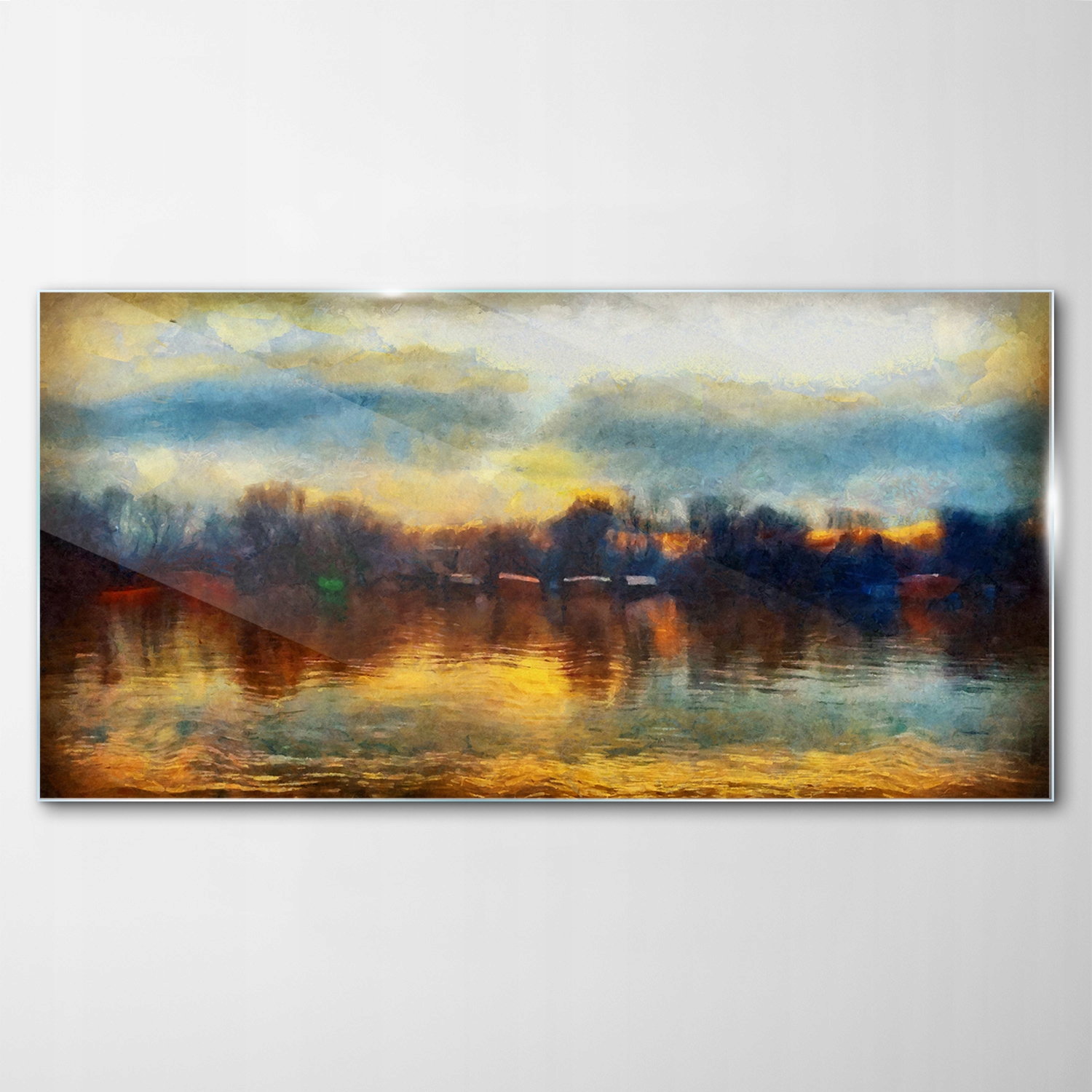 

Obraz na Szkle Dekor Jezioro Natura Słońce 120x60
