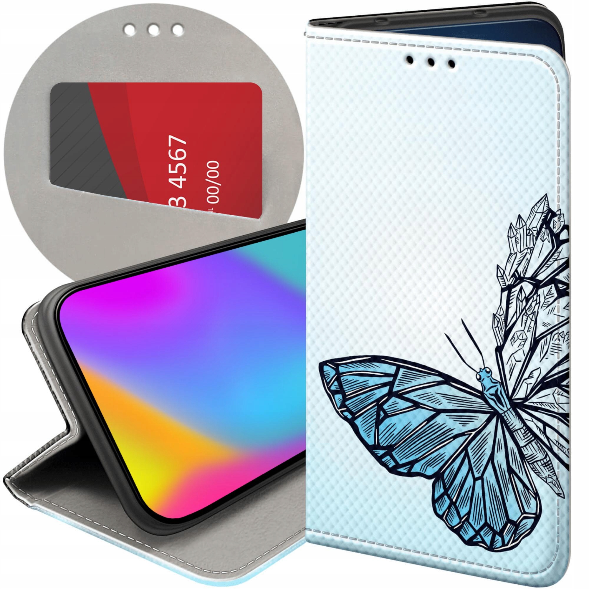 Etui Do Samsung Galaxy S22 Plus S22 Pro Motyle Butterfly Barwne