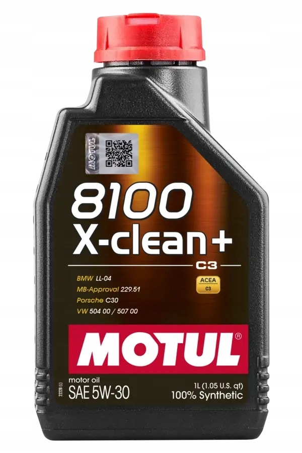 Olej Motul 5W30 1L 8100 X-clean+ C3 504.00 507.00 229.51 LL04
