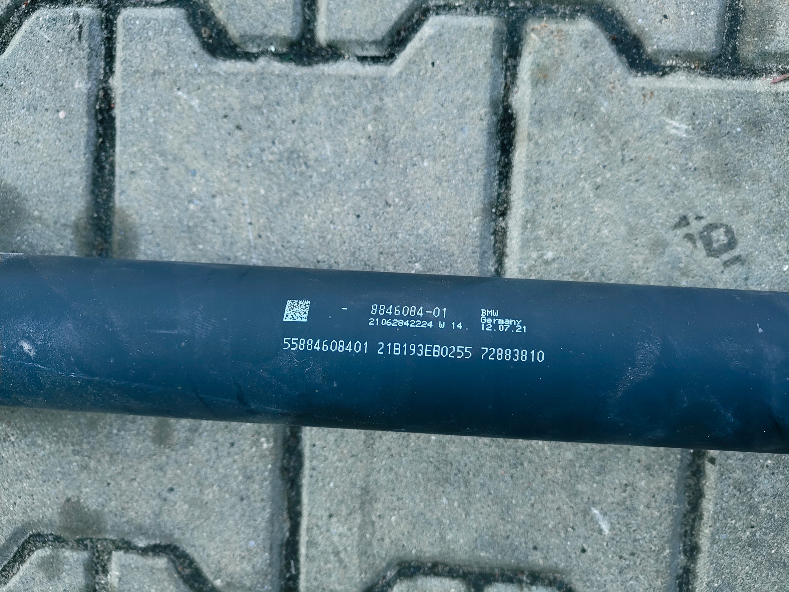 BMW 3 G20 cardan 8846084